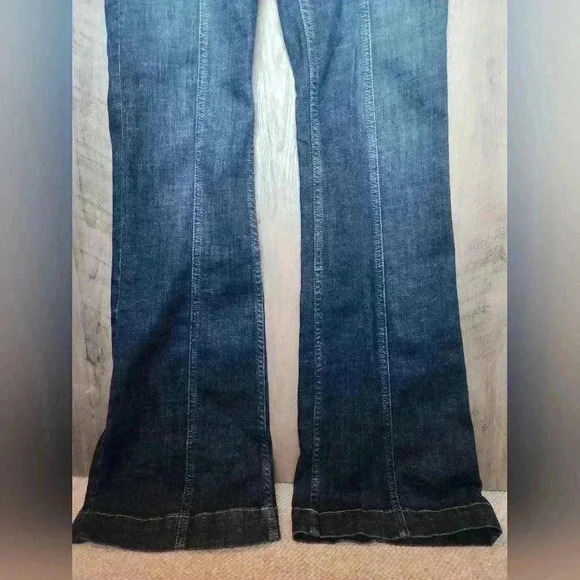 Pilcro and the Letterpress Anthropologie High Rise Trouser Bootcut Jeans Size 28 - Picture 9 of 16